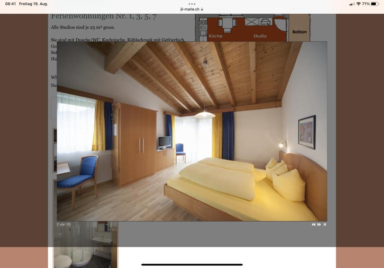 Jil-Marie Samnaun Studiowohnung Nummer 3 Exteriör bild